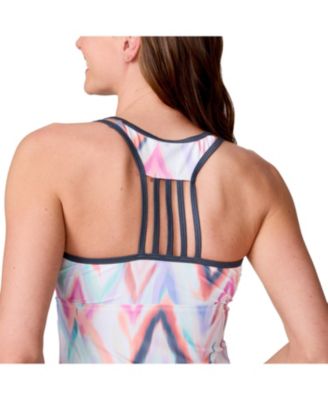 Свободный женский топ-танкини в стиле кантри на шнуровке Racerback