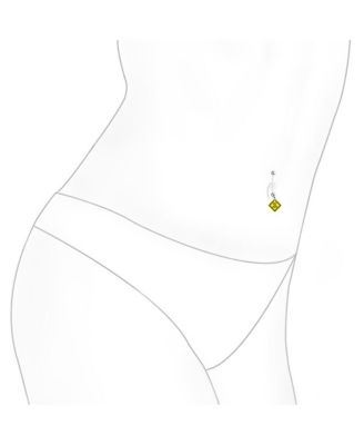 Bio flex On Board Sign Pregnant Dangle Bar And Ball Style Navel Belly Ring Silver Tone Surgical Steel 14G