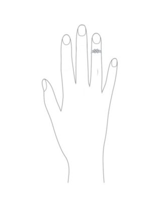 Geometric Boho Mid Finger Silver Bead Ball Split Band Midi Toe Ring .925 Silver Sterling Adjustable