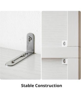 Bookcase with Doors, Tall Bookshelf with Storage, Bookshelves