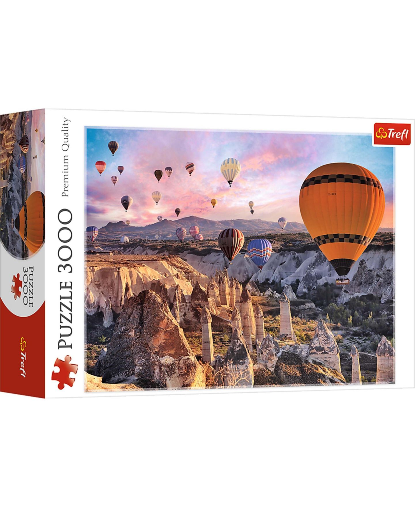 Детский пазл Trefl Balloons Over Cappadocia 3000-Piece Jigsaw Puzzle, Ages 15+, цвет: Разноцветный — фото 1