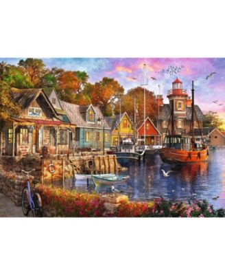 Premium Plus 1000 Piece Puzzle - Seaside Harbour