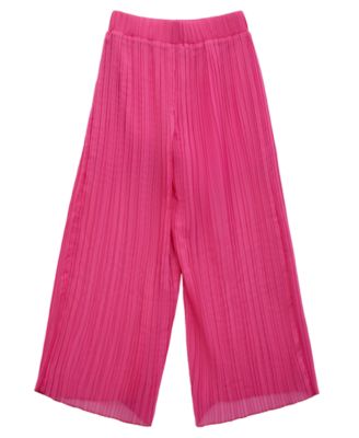 Big Girls Chiffon Pleated Palazzo Pants