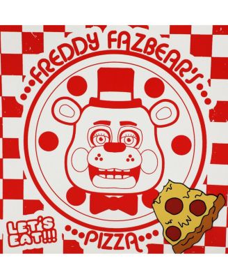 Новая сумка через плечо Five Nights At Freddy's Freddy Fazbear's Pizza Box, белая, размером 12,5 дюймов, из натуральной кожи.