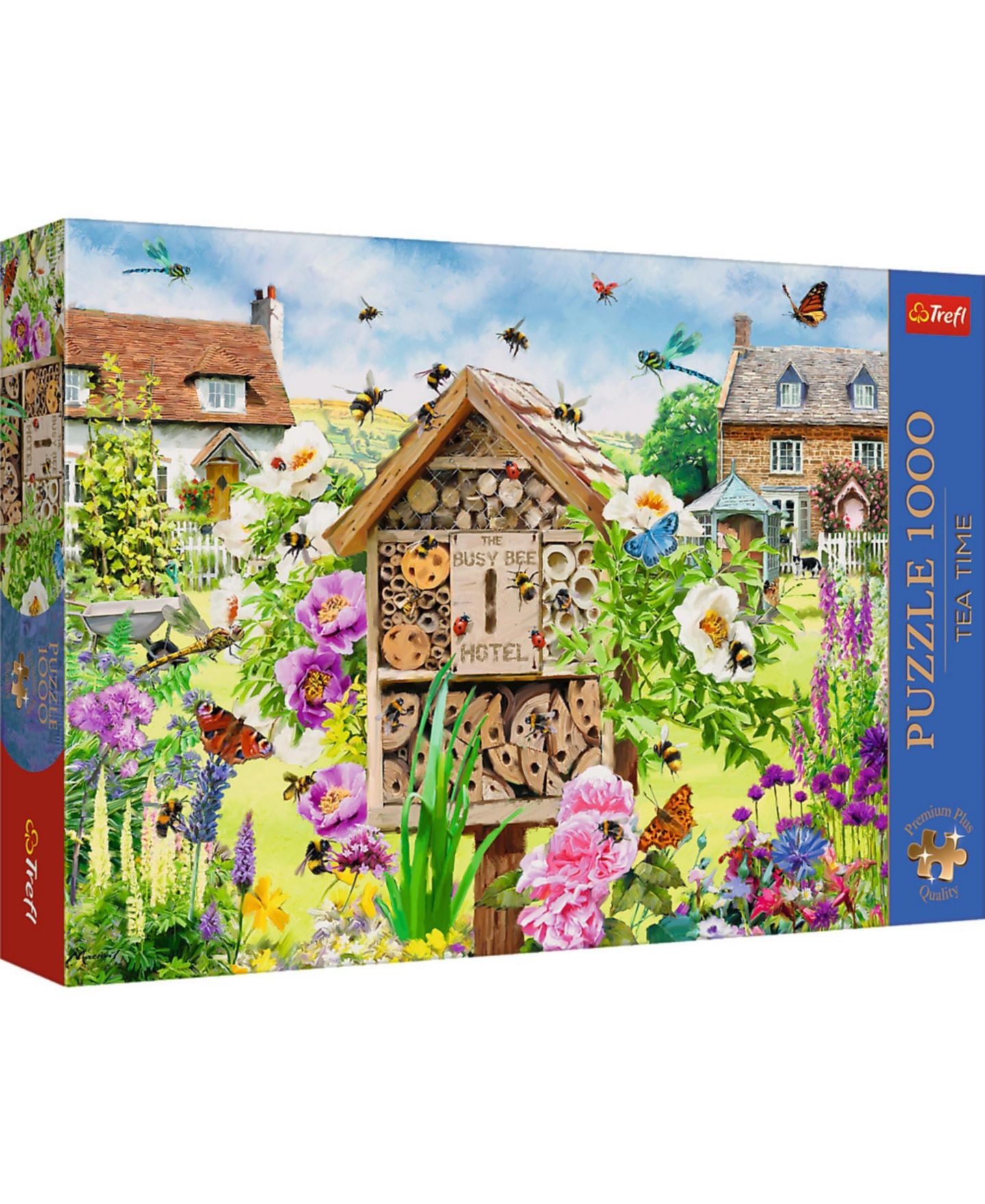 Детская игрушка Trefl Premium Plus House for Bees 1000 Piece Puzzle, Ages 12+, цвет: Разноцветный — фото 1