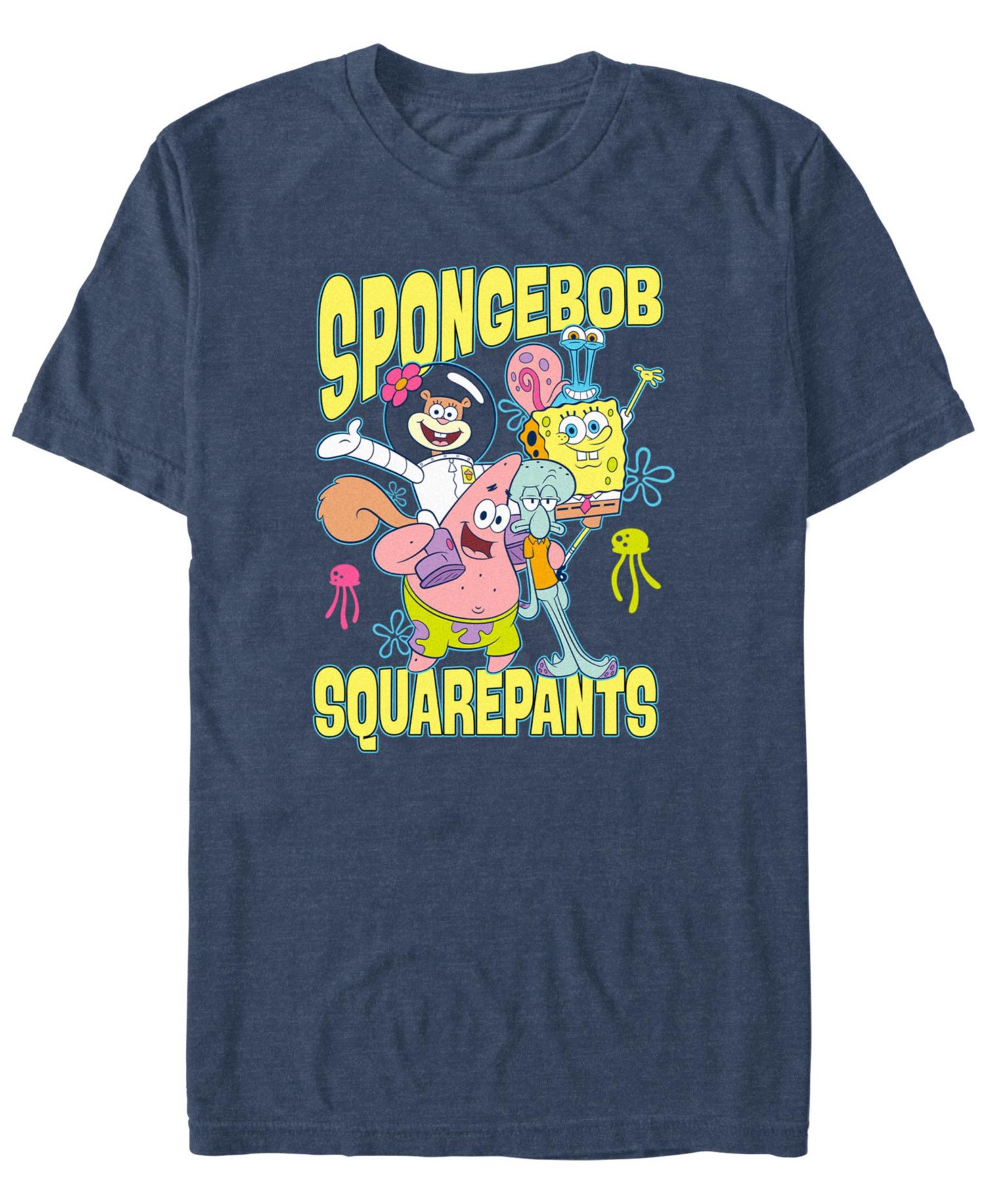Men's Happy SpongeBob Hug Short Sleeve T-Shirt