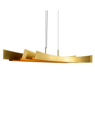 12" Metal Candora Integrated LED Island Pool Table Light