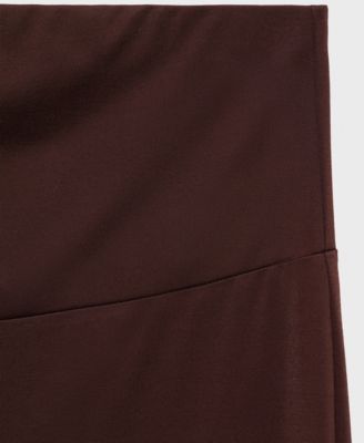 Women's Fine-Knit Wide Leg Trousers