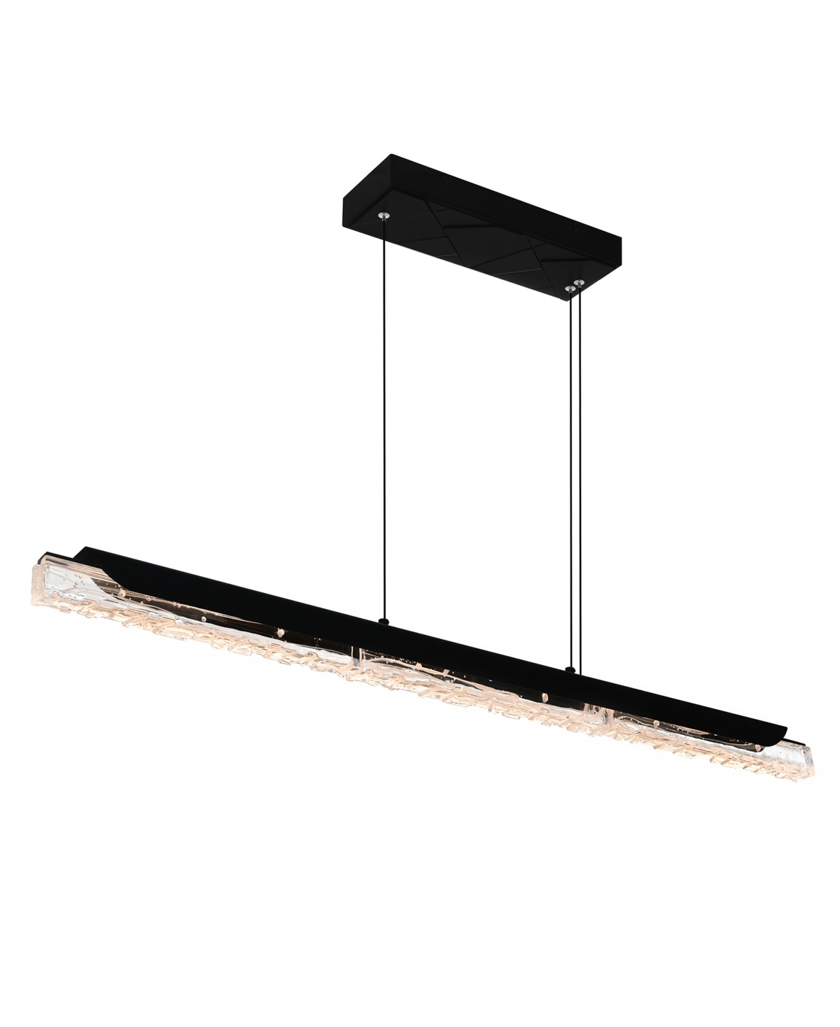 Cwi Lighting 4.5" Metal Valira Integrated Led Chandelier In Black