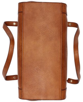 Garnet Triple Small Compartment Tote Bag