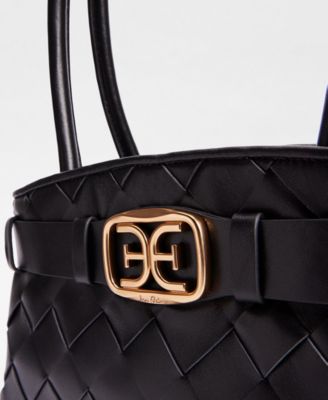Плетеная кожаная сумка Sam Edelman Cleo среднего размера