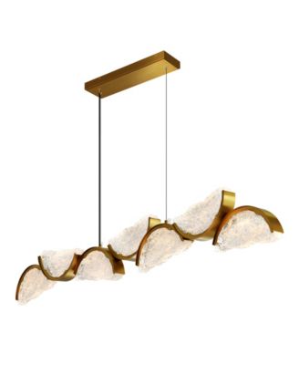 13" Metal Moon Integrated LED Chandelier