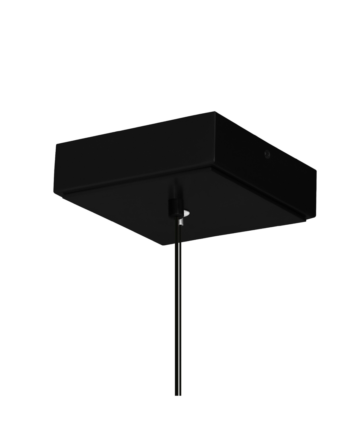 Shop Cwi Lighting 30" Metal Moon Integrated Led Mini Pendant In Black