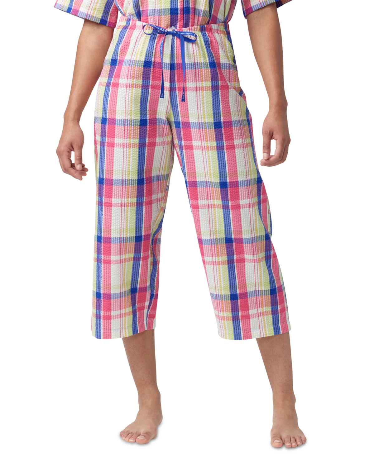 Shop Hue Women's Seersucker Capri Pajama Pants