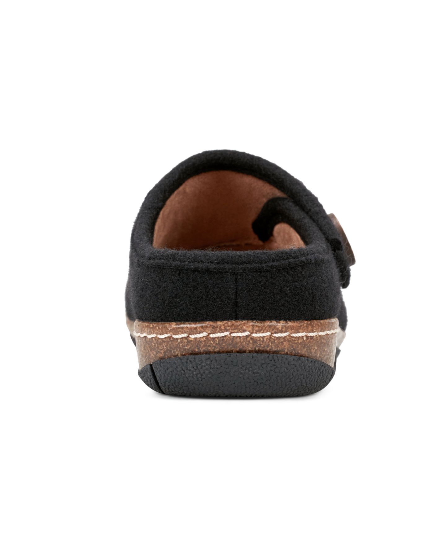 Женские сабо Earth Ezra Button Wrap Slip-On, цвет: Чёрный — фото 3