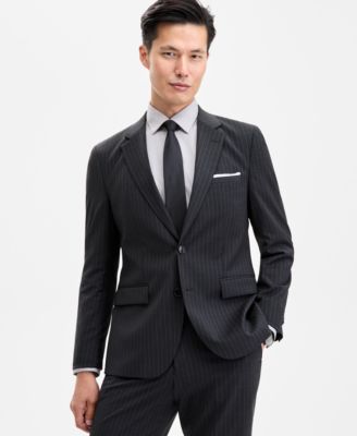 Hugo Boss - Men's Modern-Fit Pinstripe Suit Jacket