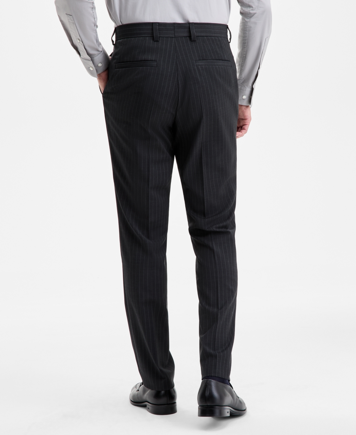 Hugo Boss Hugo By  Men's Modern-fit Pinstripe Suit Pants In Gray