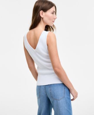 Женская майка-свитер с отделкой крючком от Tommy Hilfiger