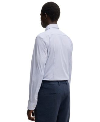 Men's Slim-Fit Performance Dress Shirt