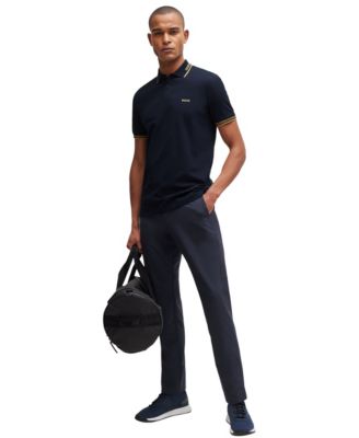 Men's Branding Stretch-Cotton Slim-Fit Polo Shirt
