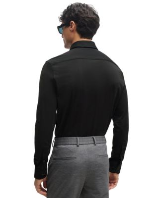 Men's Performance-Stretch Slim-Fit Dress Shirt
