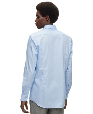Men's Easy-Iron Slim-Fit Dress Shirt