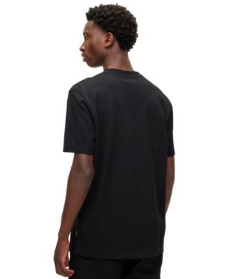 Men's Cotton-Blend Bubble-Jacquard T-Shirt