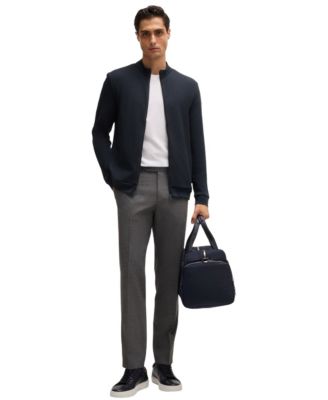 Boss Men's Cotton Zip-Up Sweatshirt