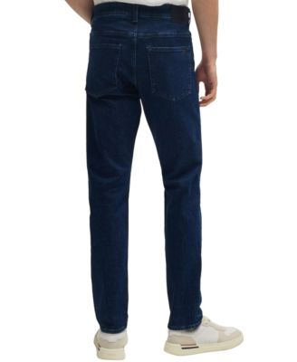 Men's Slim-Fit Indigo Blue Jeans