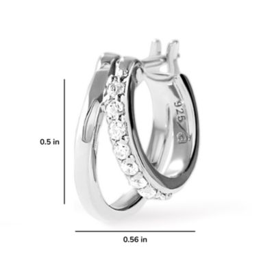 ana luisa アナルイサ ピアス TODA MINI SILVER Double Hoop Double Hoop Earrings - Toda Mini Silver | Ana Luisa | Online
