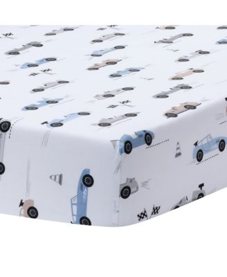 Little Racer 3-Piece Cars/Transportation Baby Crib Bedding Set