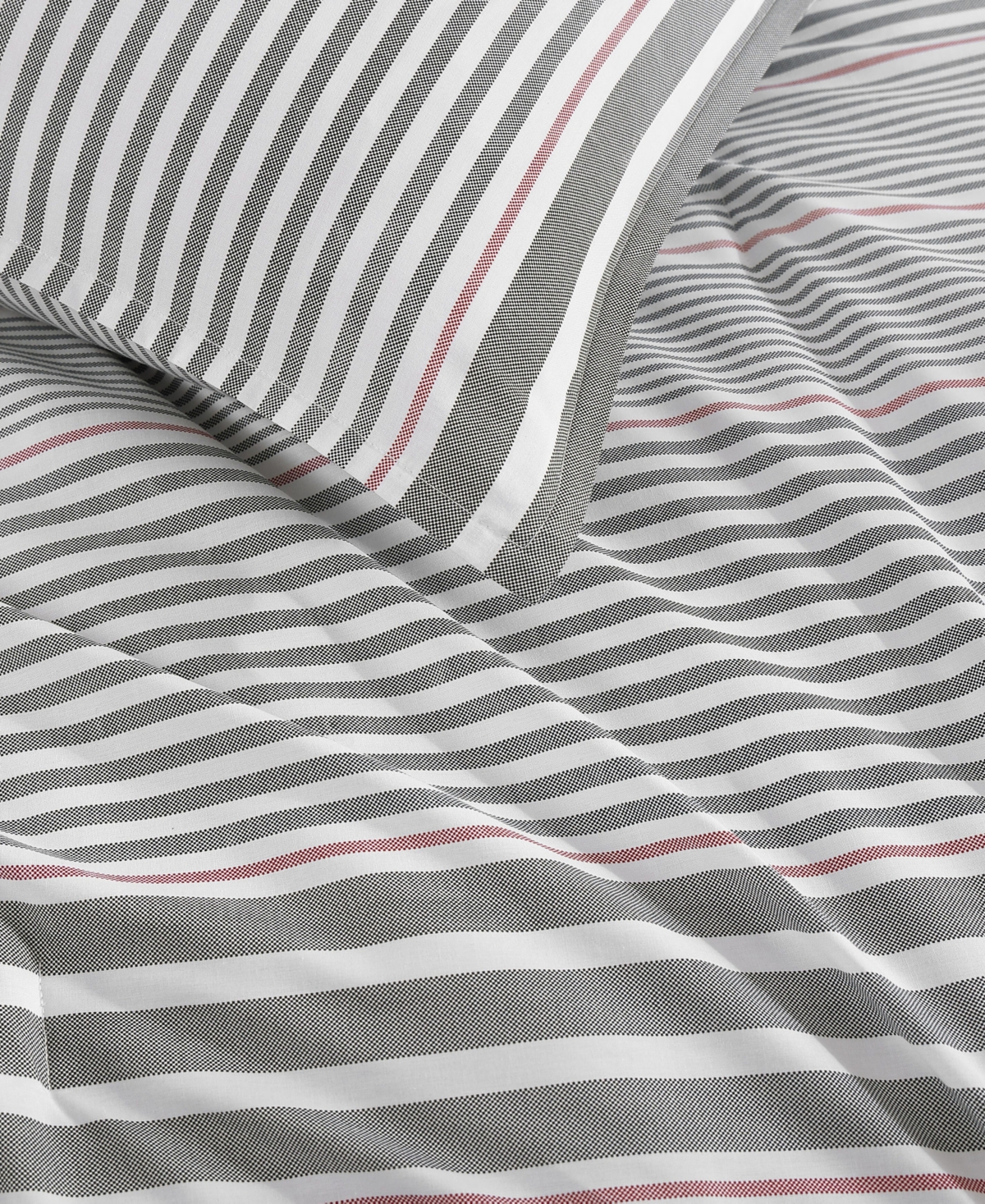 Tommy Hilfiger Danbury Stripe Cotton 3-Pc. Duvet Cover Set