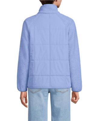 Women's Mixed Media High Pile Fleece Jacket