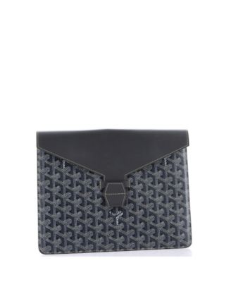 Бывшее в употреблении полотно Goyard MM Camondo Horizontal Clutch II с покрытием