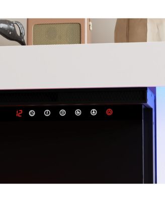 40-inch electric fireplace, recessed fireplace,1500W  TV stand