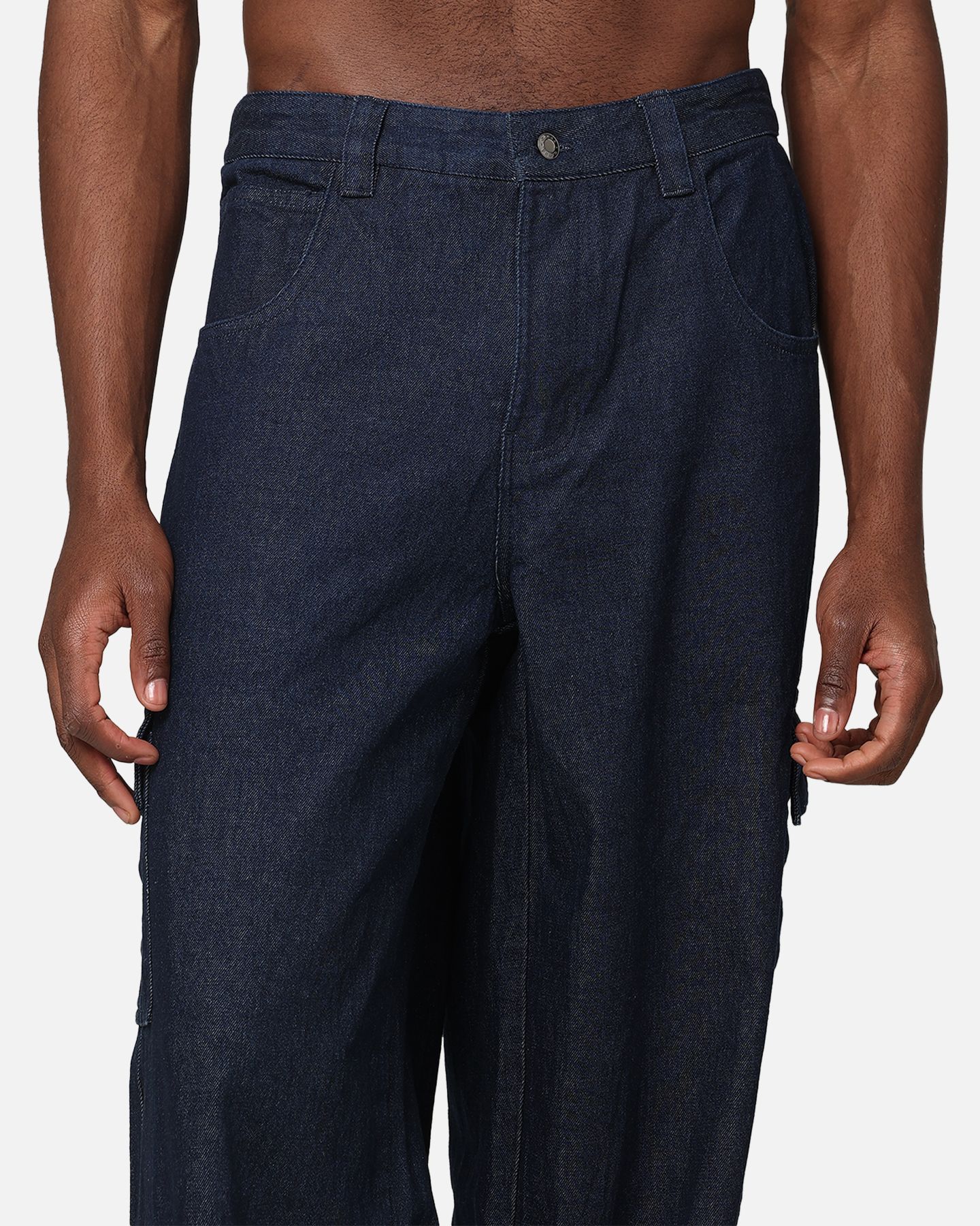 Мужские джинсы CARRE Baggy Cargo, цвет: Индиго джинсовый — фото 2
