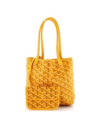 Холщовая сумка Goyard Saint Louis Junior, бывшая в употреблении