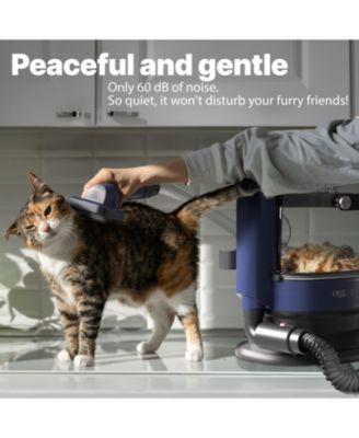 Premium Pet Grooming Vacuum Kit & Dog Clippers & Dog Brush for Shedding