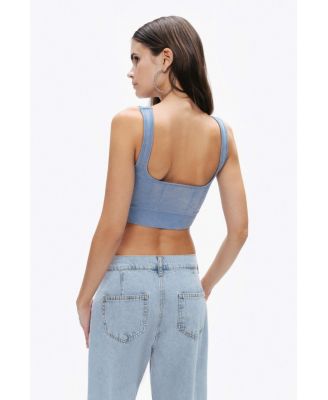 Women's Ribbed Crop Top