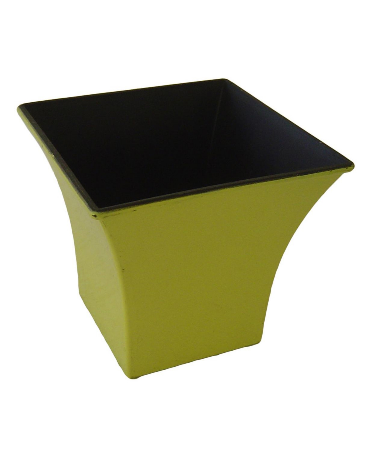 Square Pot Planter Ideal for Indoor & Outdoor Spaces - Yellow