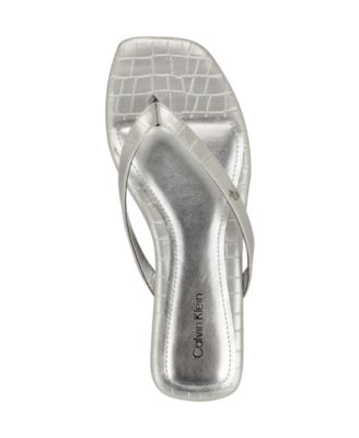 【 】★サンダル★ Women's Stelea Thong Sandals Calvin Klein Women's Stelea Flat Thong Sandals - Macy's