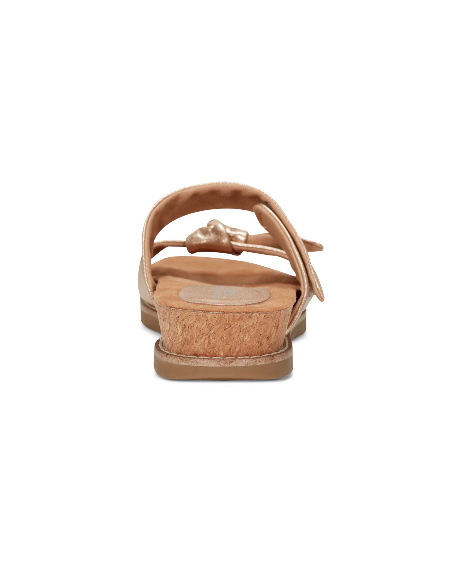 Women's Zova Bow Flat Slip-On Footbed Sandals