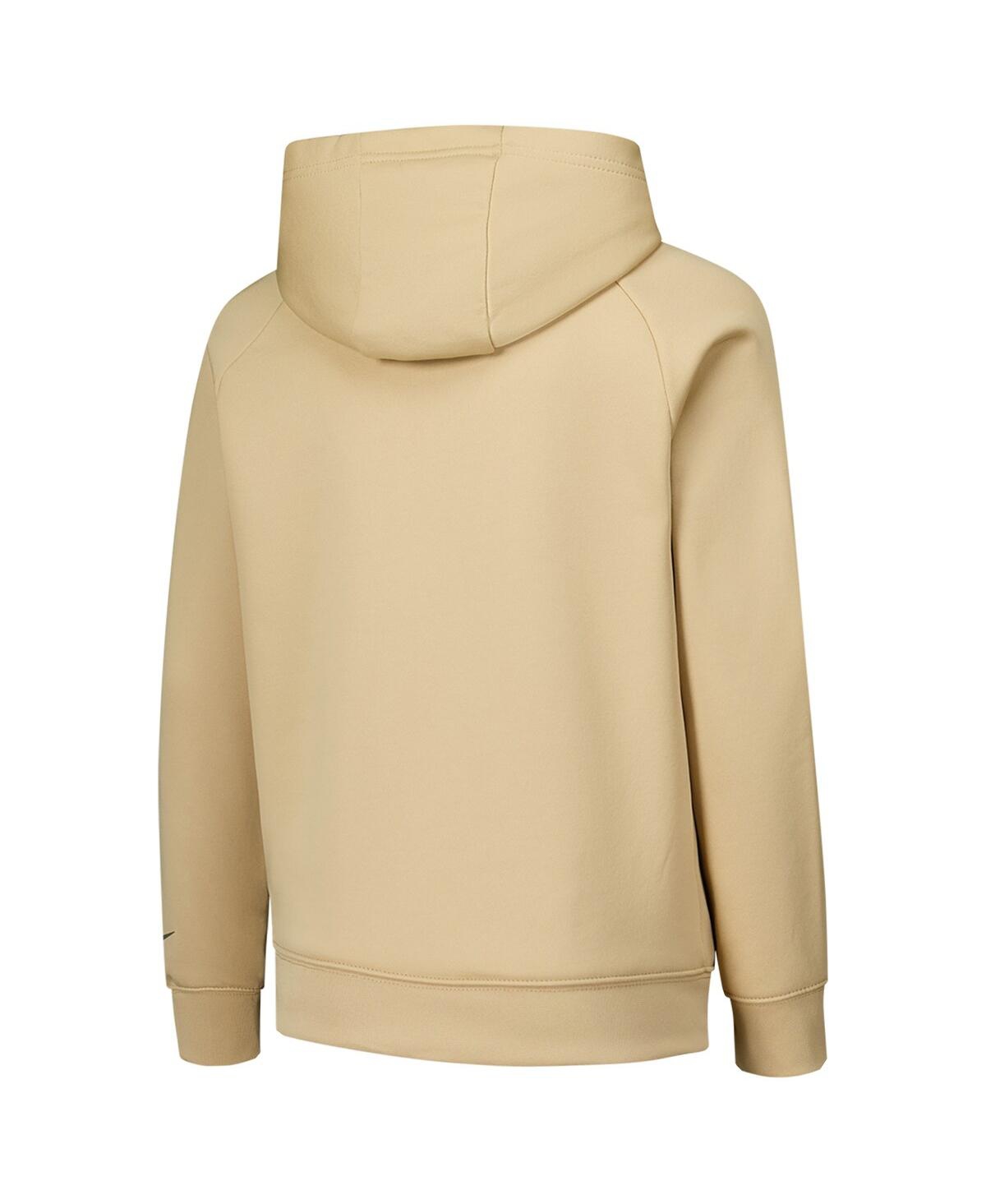 Nike Big Boys And Girls 3brand By Russell Wilson Tan All-day Performance Pullover Hoodie In Tan