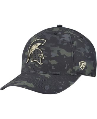 Men's Black Michigan State Spartans Operation Hat Trick Adjustable Hat