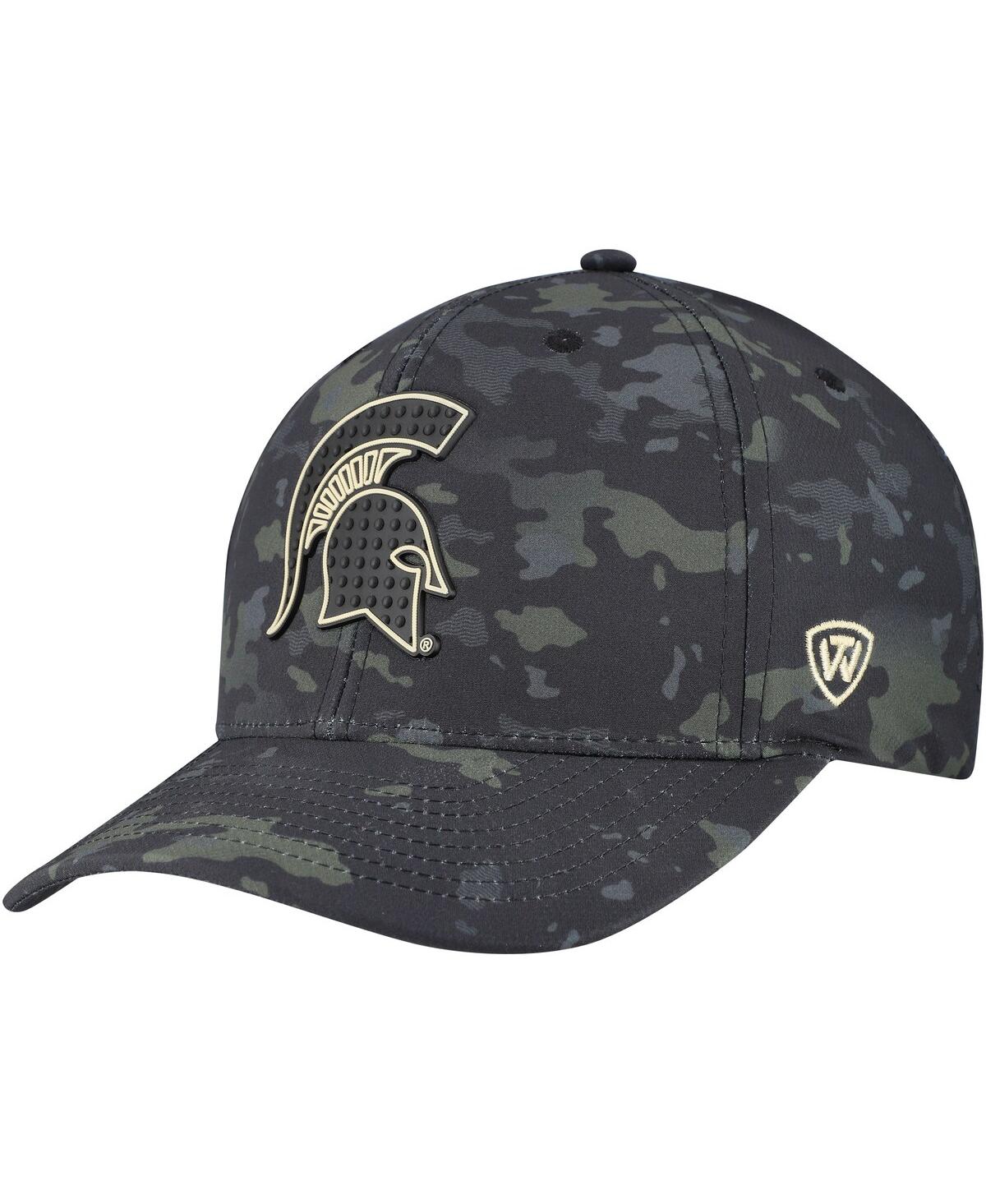 Top Of The World Men's Black Michigan State Spartans Operation Hat Trick Adjustable Hat In Black