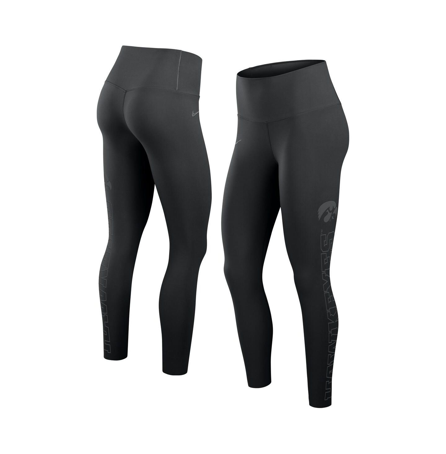 Женские леггинсы Nike Black Iowa Hawkeyes Zenvy Performance — фото 1