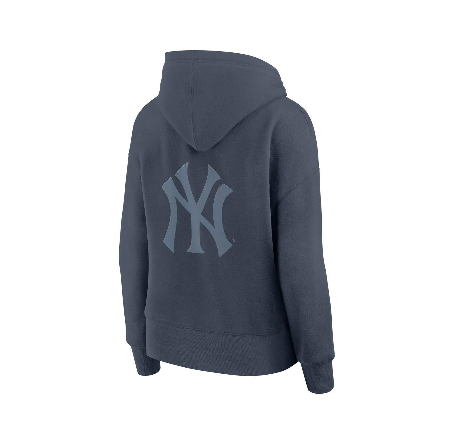 Women's Blue New York Yankees Elements Future Ground Subtle Tonal Pullover Hoodie
