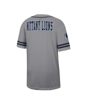 Men's Gray Penn State Nittany Lions Free Spirited Baseball Jersey