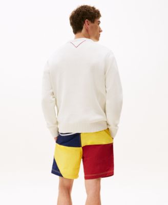 Мужской свитер с логотипом Tommy Hilfiger для парусного спорта с длинным рукавом