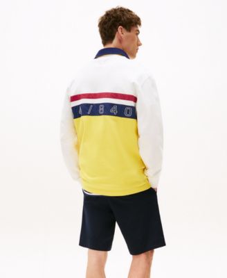 Мужская парусная регбийная рубашка Tommy Hilfiger с длинным рукавом